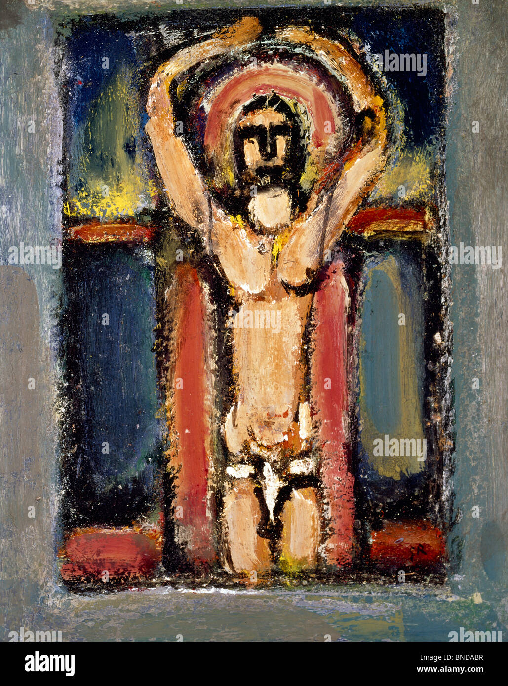 Christ by Georges Rouault, (1871-1958), USA, Texas, Private Collection Stock Photo