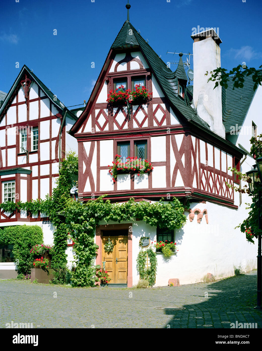 Ediger Germany Half-timbered house Ediger Mosel Germany Stock Photo - Alamy