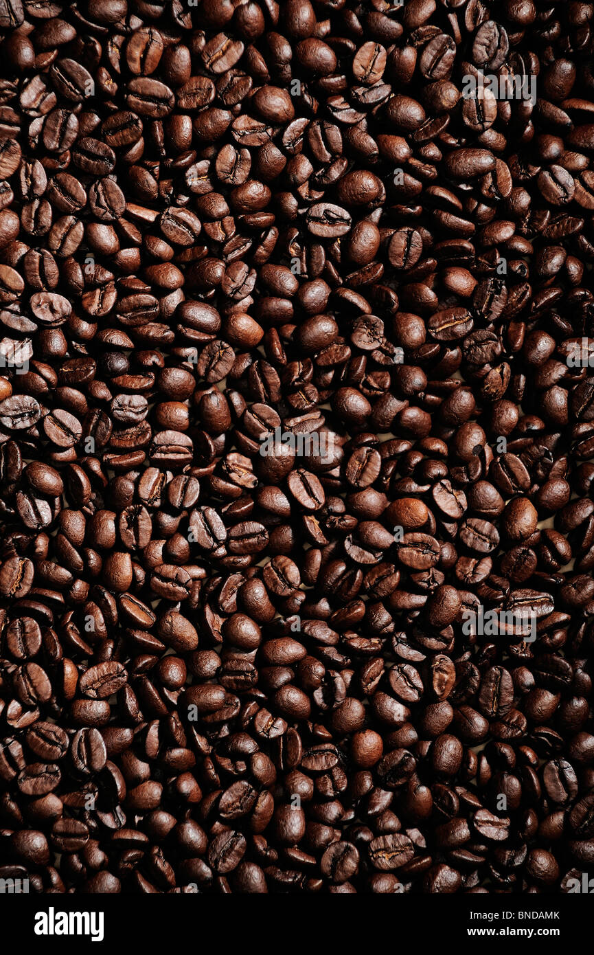 Irish Coffee beans spread Stock Photo Alamy