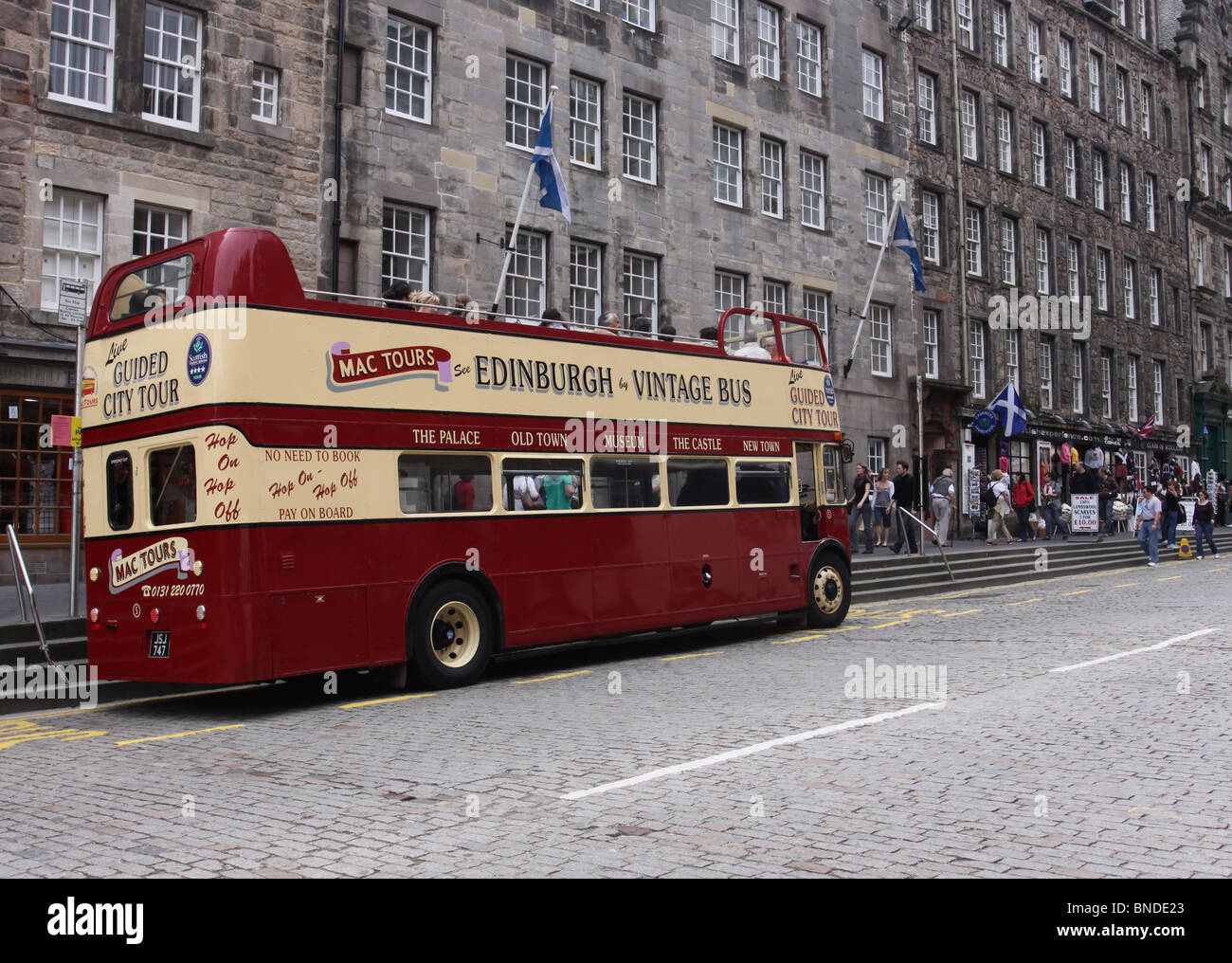 open top bus tour of edinburgh