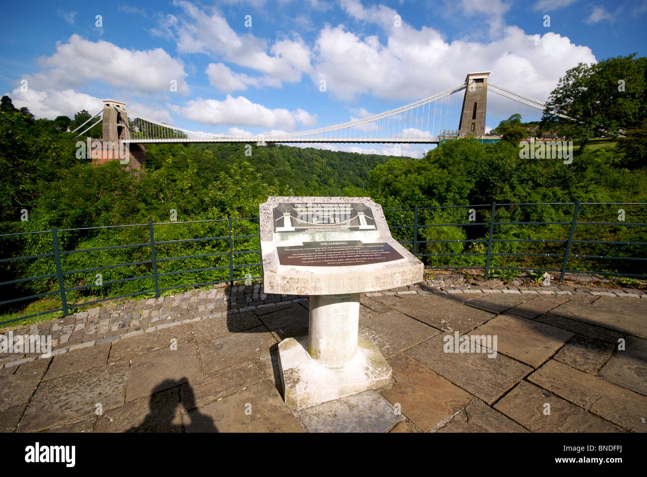 Clifton Suspension Bridge Bristol UK Viewing Point Stock Photo - Alamy
