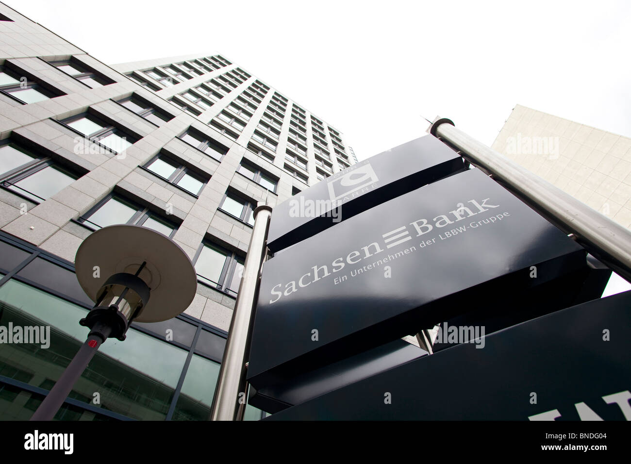 Headquarters of the Sachsen Bank, belonging to the Landesbank Baden
