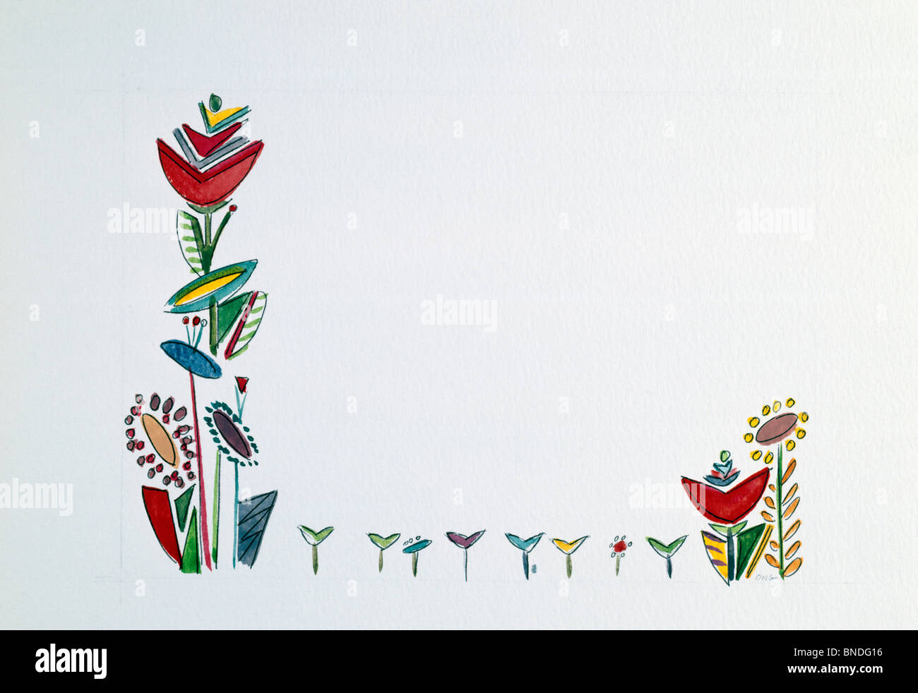 Cartoon ornament floral vector seamless borders 03 free download