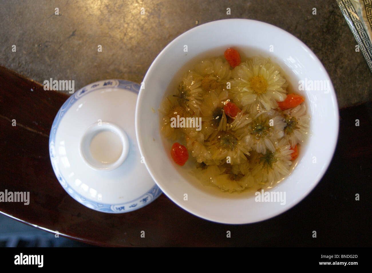 Chinese Chrysanthemum tea, Shanghai, China Stock Photo Alamy