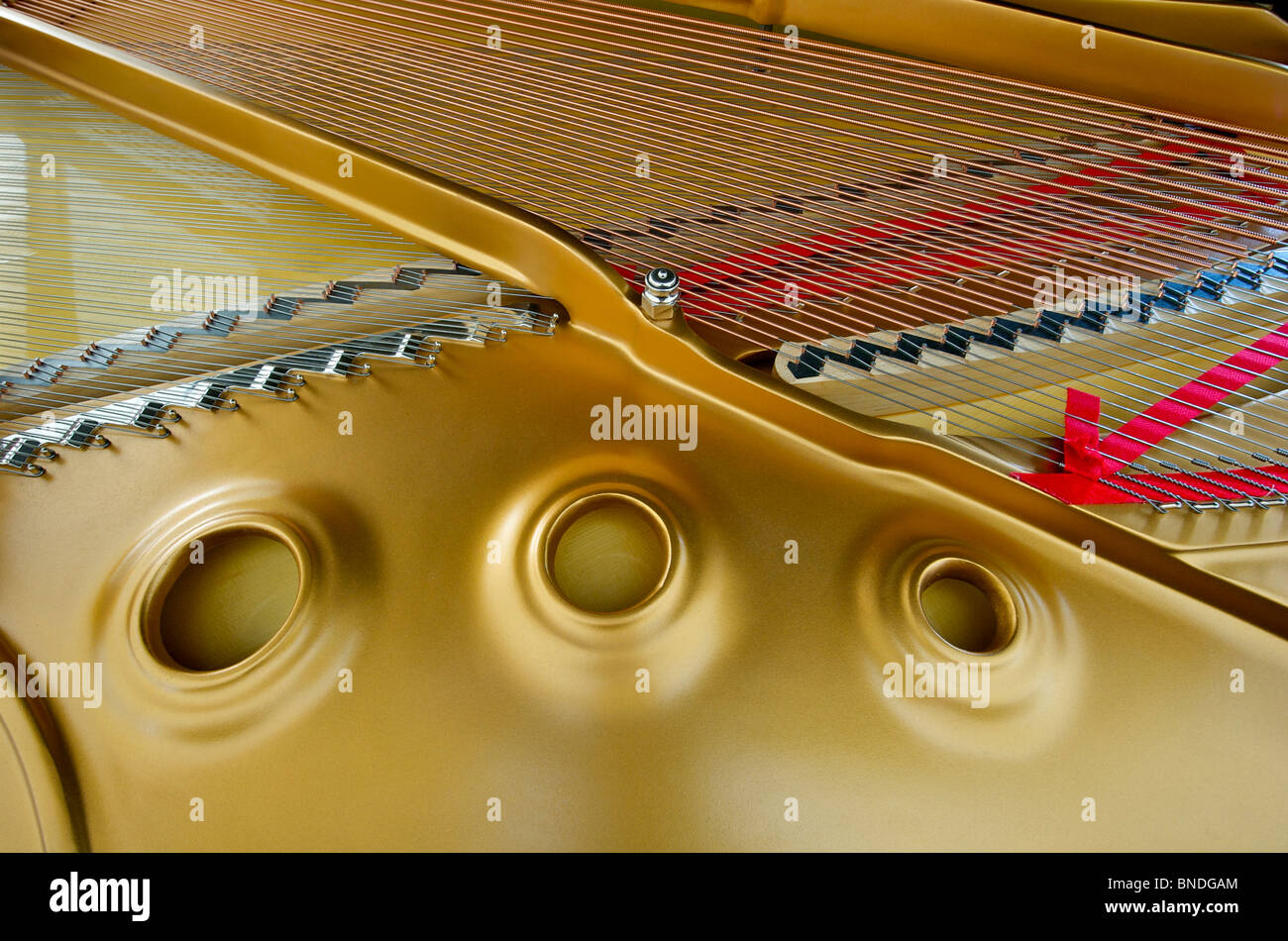 Steinway B Grand Piano (Interior) Stock Photo
