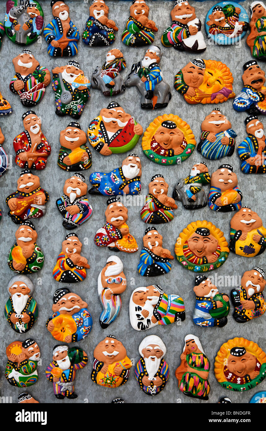 Souvenir fridge for sale, Bukhara, Uzbekistan Stock Photo Alamy