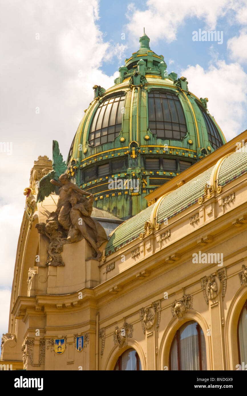 Prague State Opera House Building Stock Photo