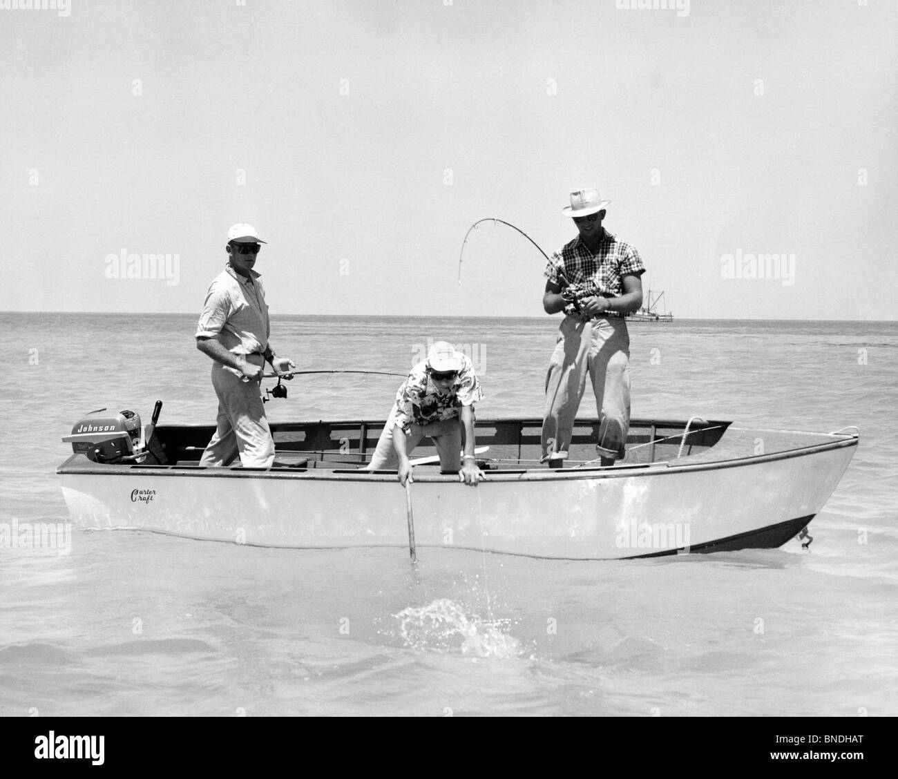 Scene fishing Black and White Stock Photos & Images - Alamy