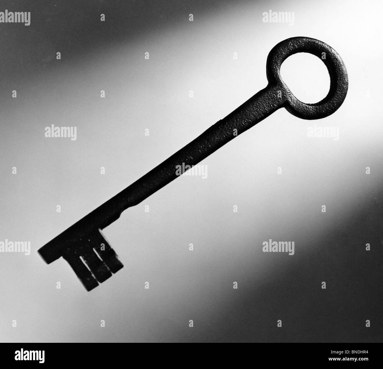 Close-up of an old key Stock Photo