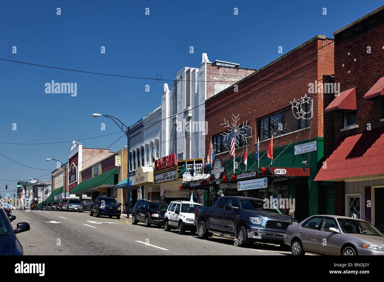 Downtown Mount Airy, North Carolina Stock Photo Alamy