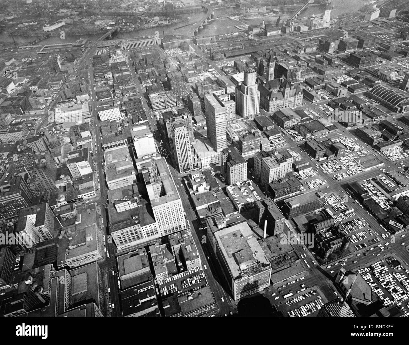 Aerial view of a city, Minneapolis, Minnesota, USA Stock Photo Alamy