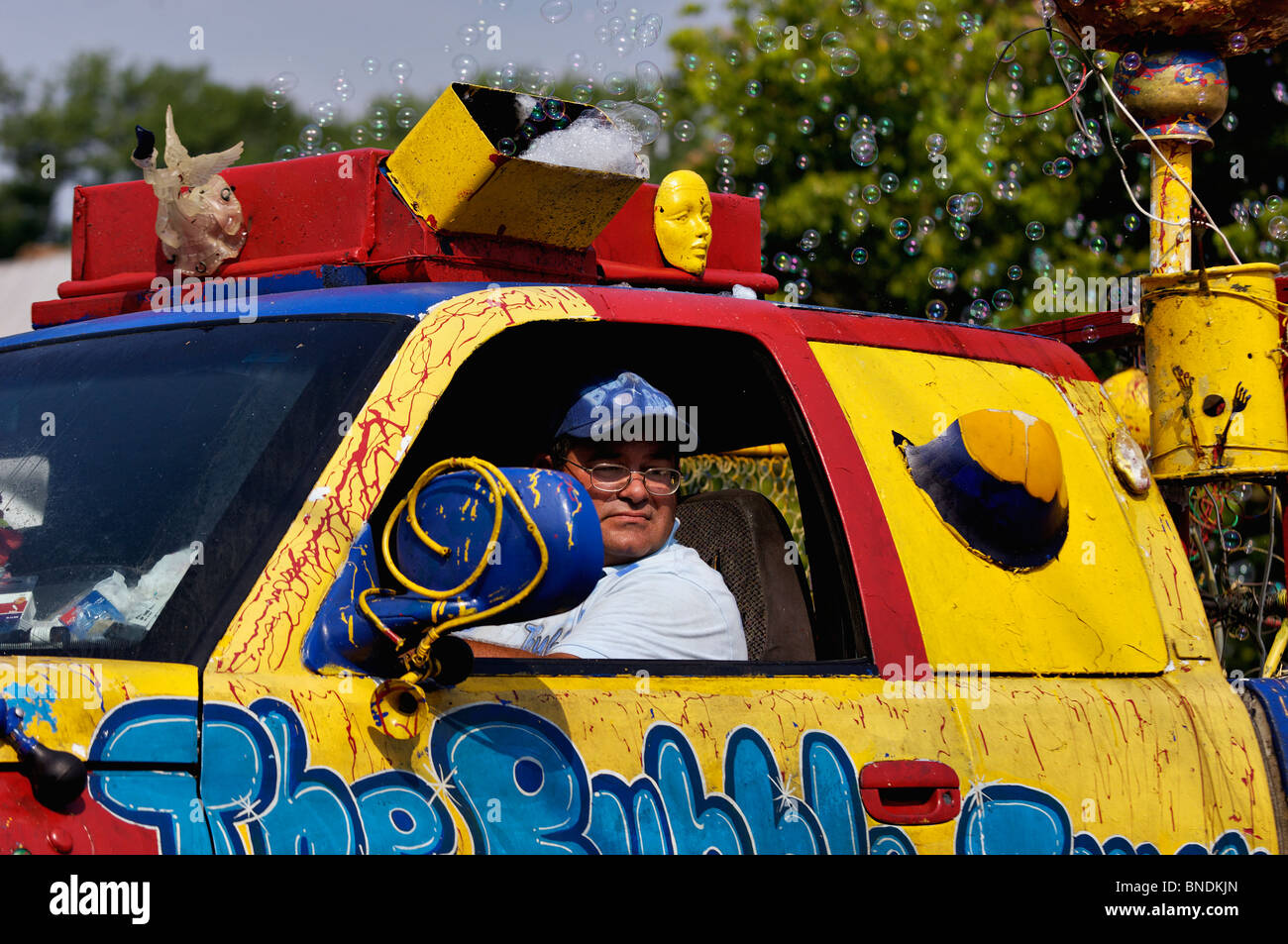 Bubble Truck in Oldest Continuous Independence Day Parade in