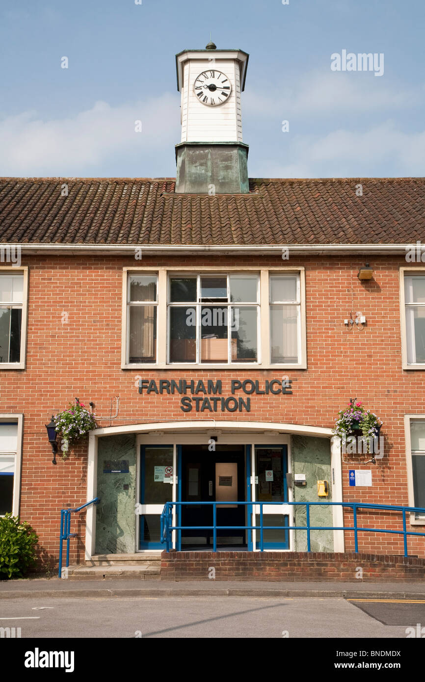 Farnham Police Station, Surrey Stock Photo Alamy