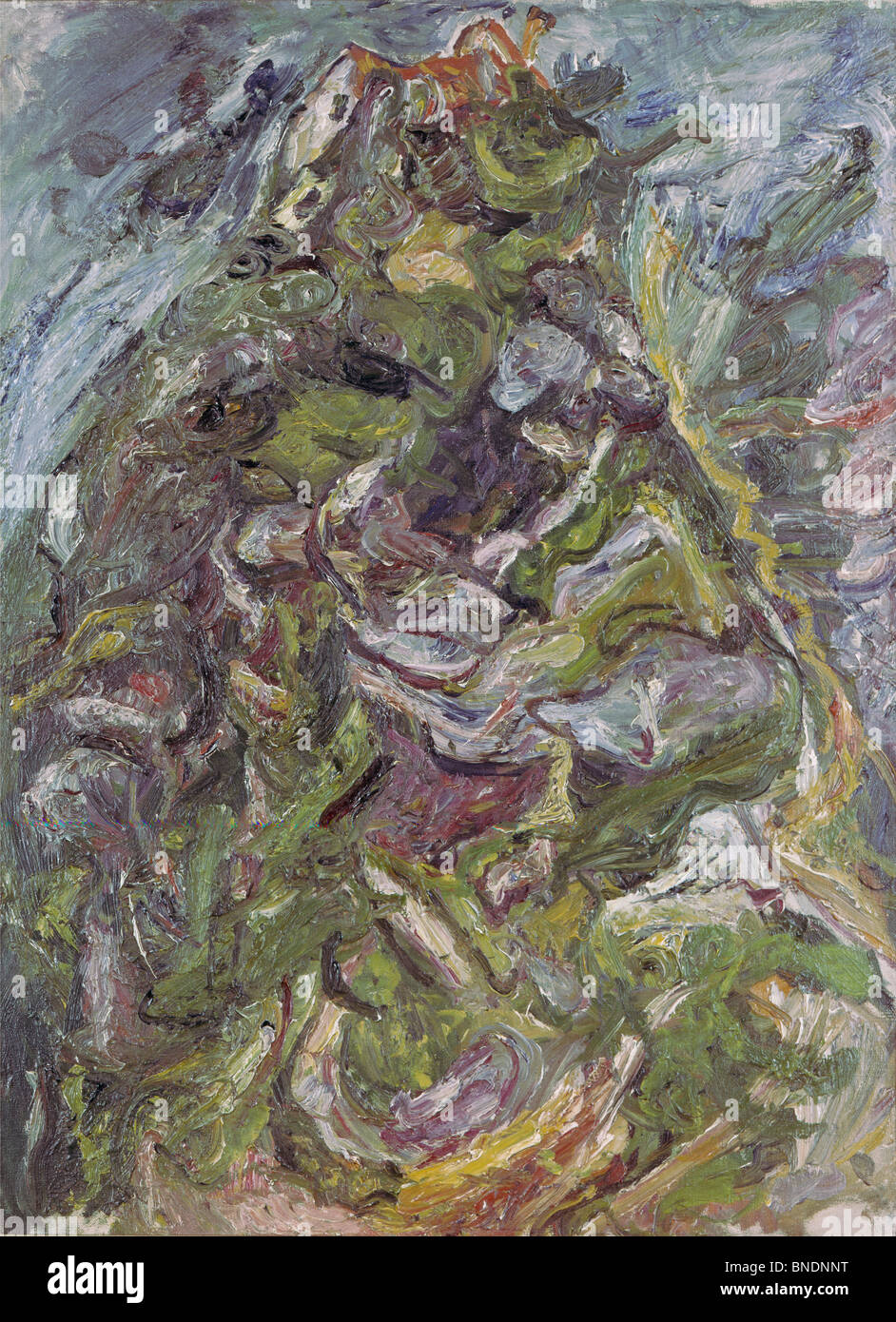 Hill at Ceret by Chaim Soutine, oil on canvas, circa 1921, 1894-1943, USA, New York State, New York City, Perls Galleries Stock Photo