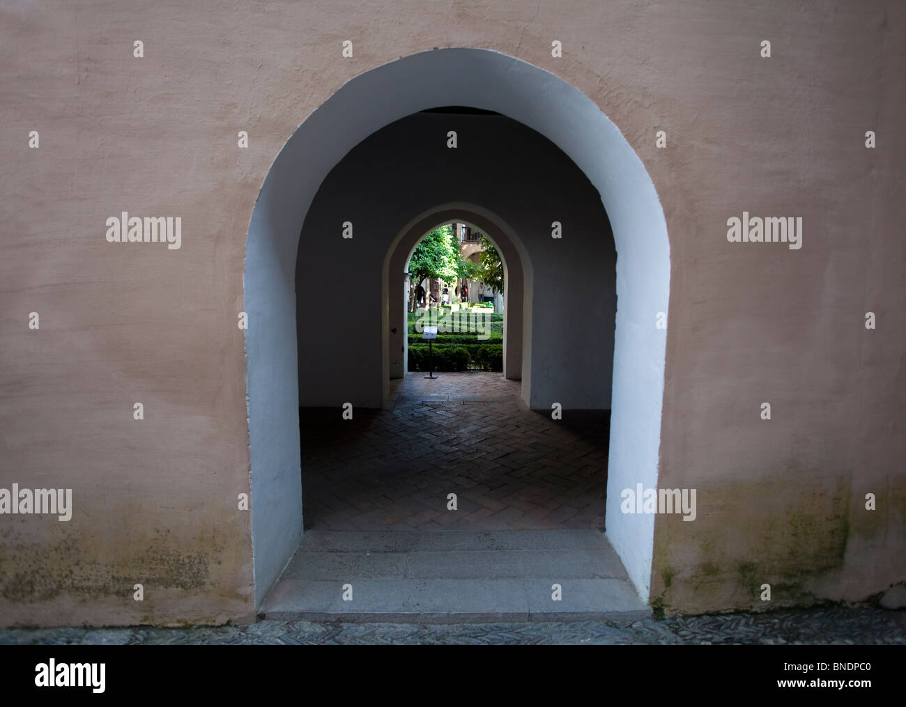 Archways of the Alhambra Stock Photo