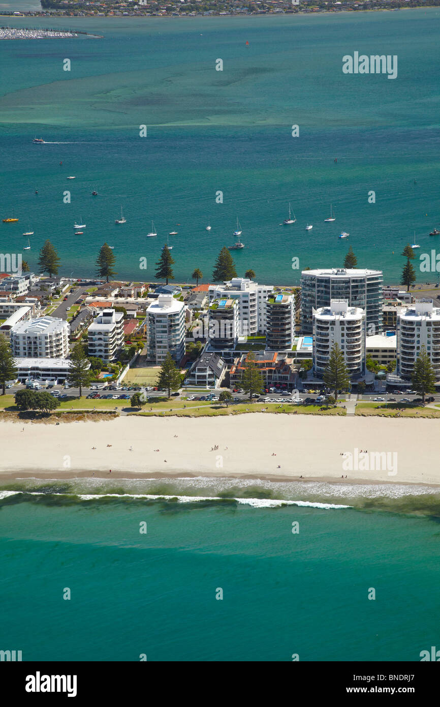 Mount Maunganui, Bay of Plenty, North Island, New Zealand aerial Stock Photo Alamy
