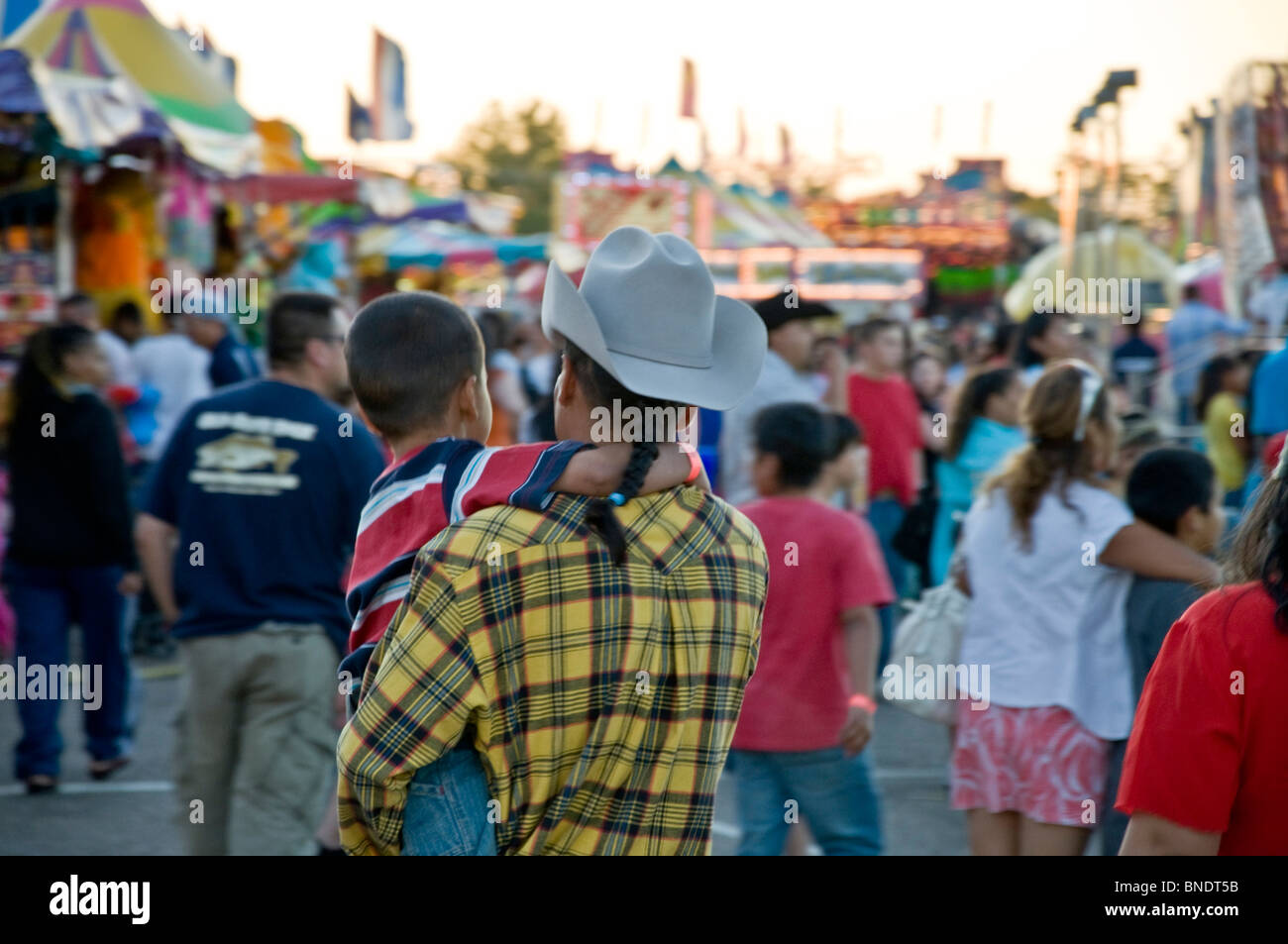 People enjoying in a fair, New Mexico State Fair, Tijeras, Albuquerque