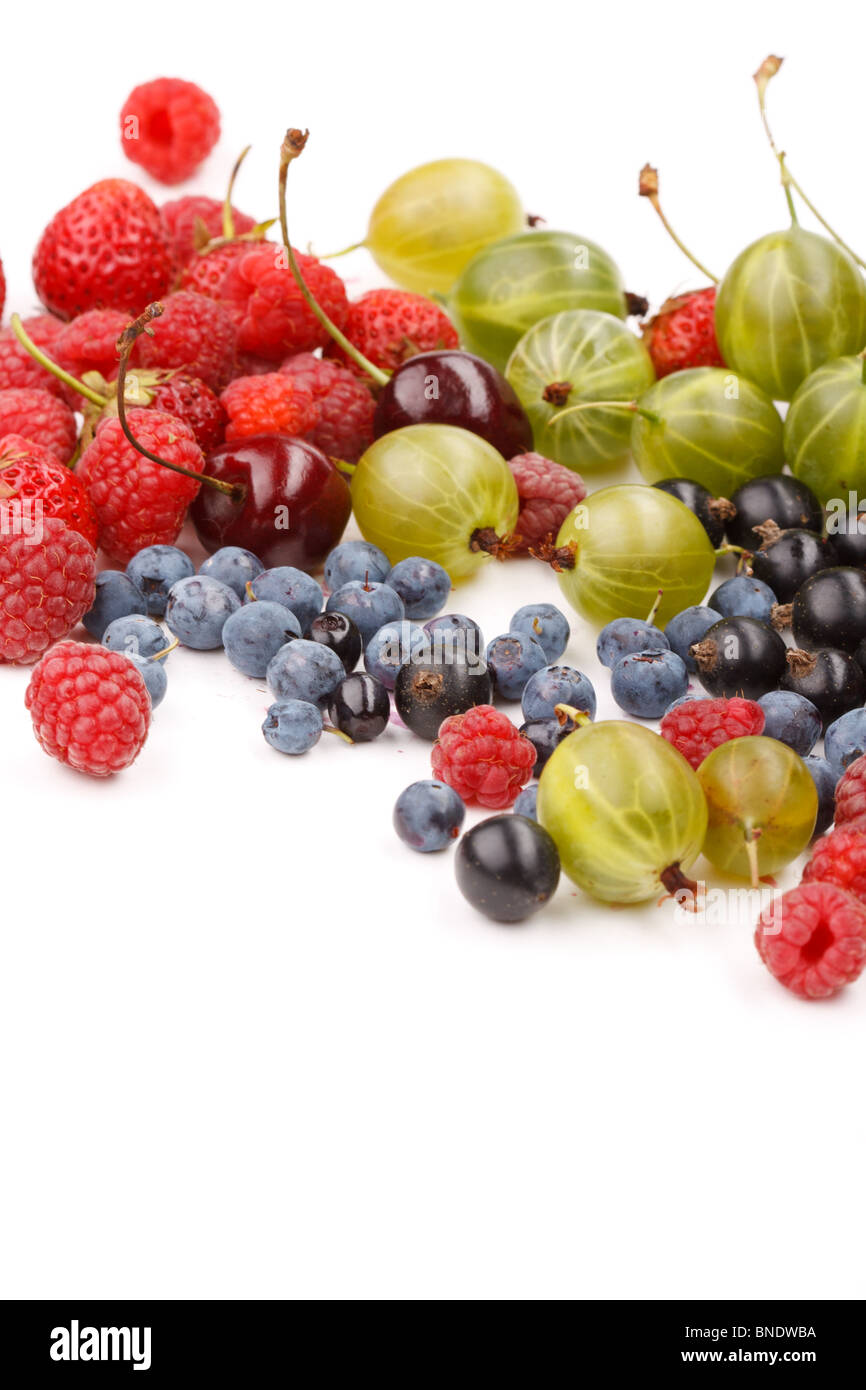 different kinds of berries Stock Photo - Alamy