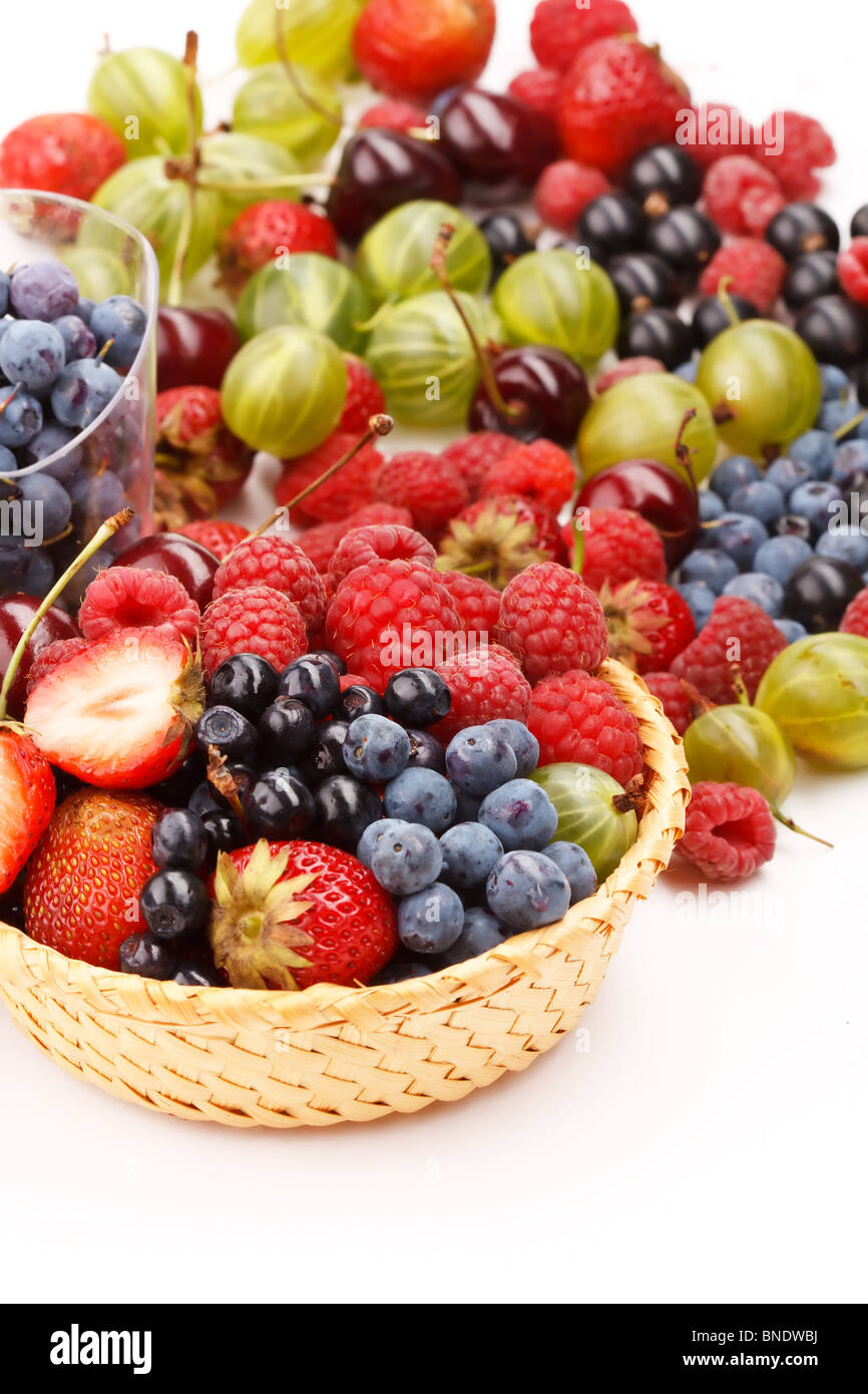 different kinds of berries Stock Photo - Alamy