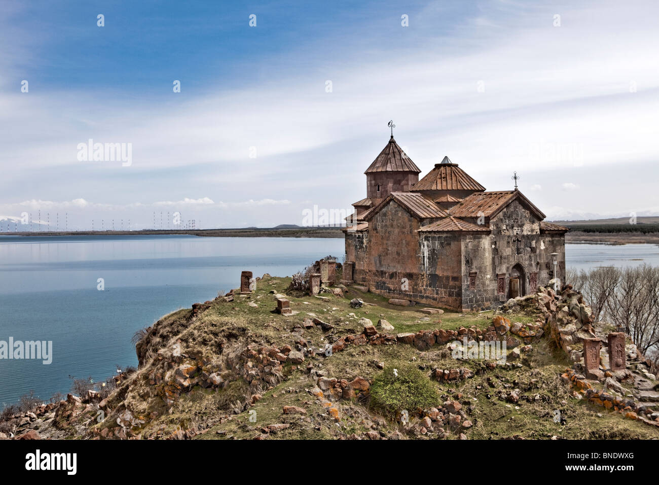 Hayravank monastery, Lake Sevan, Armenia Stock Photo