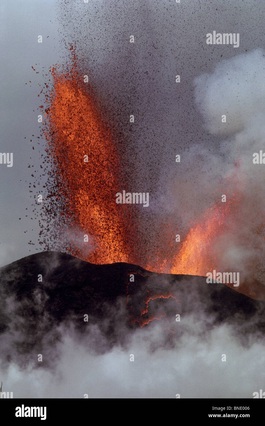 Kilauea Volcano Hawaii Volcanoes National Park Hawaii USA Stock Photo