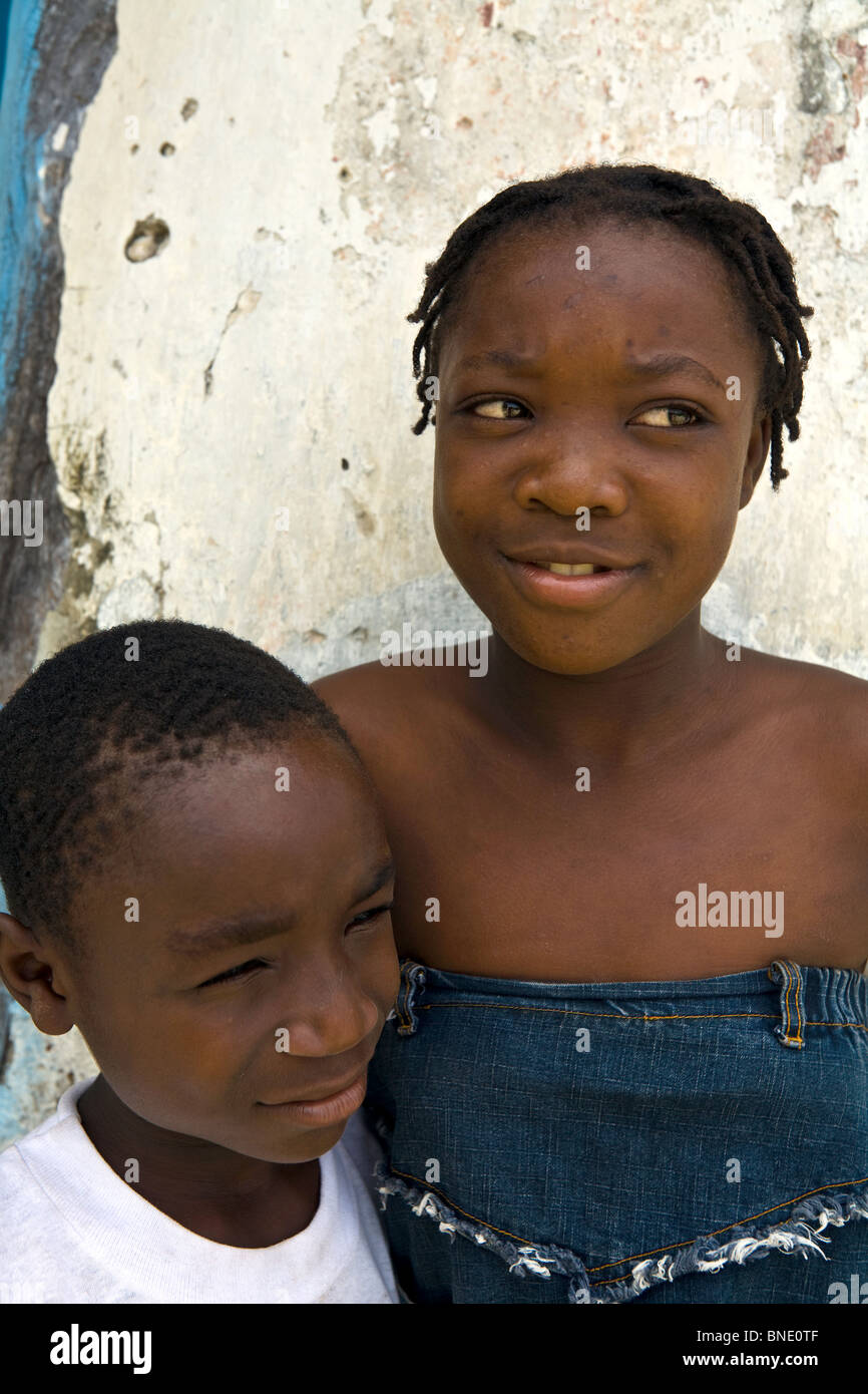 Haiti, Sud Province, Port Salut. Stock Photo