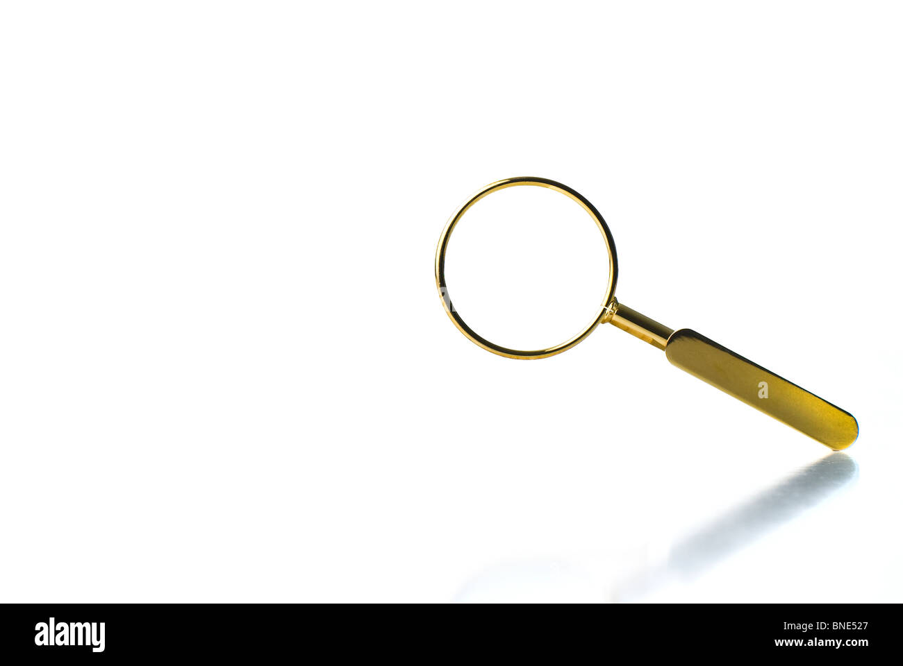 A magnifying glass Stock Photo