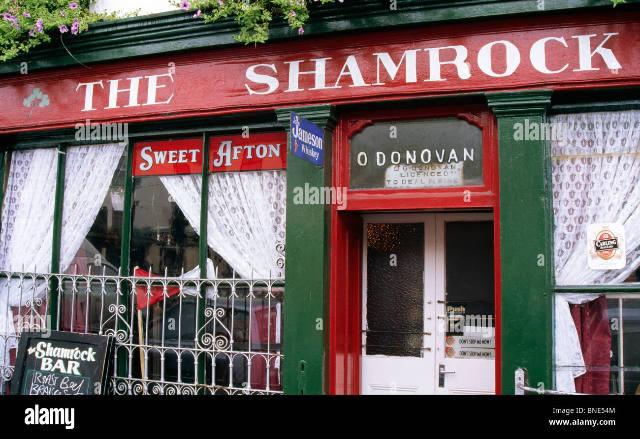 Facade of a bar, Dunmanway, County Cork, Ireland Stock Photo Alamy