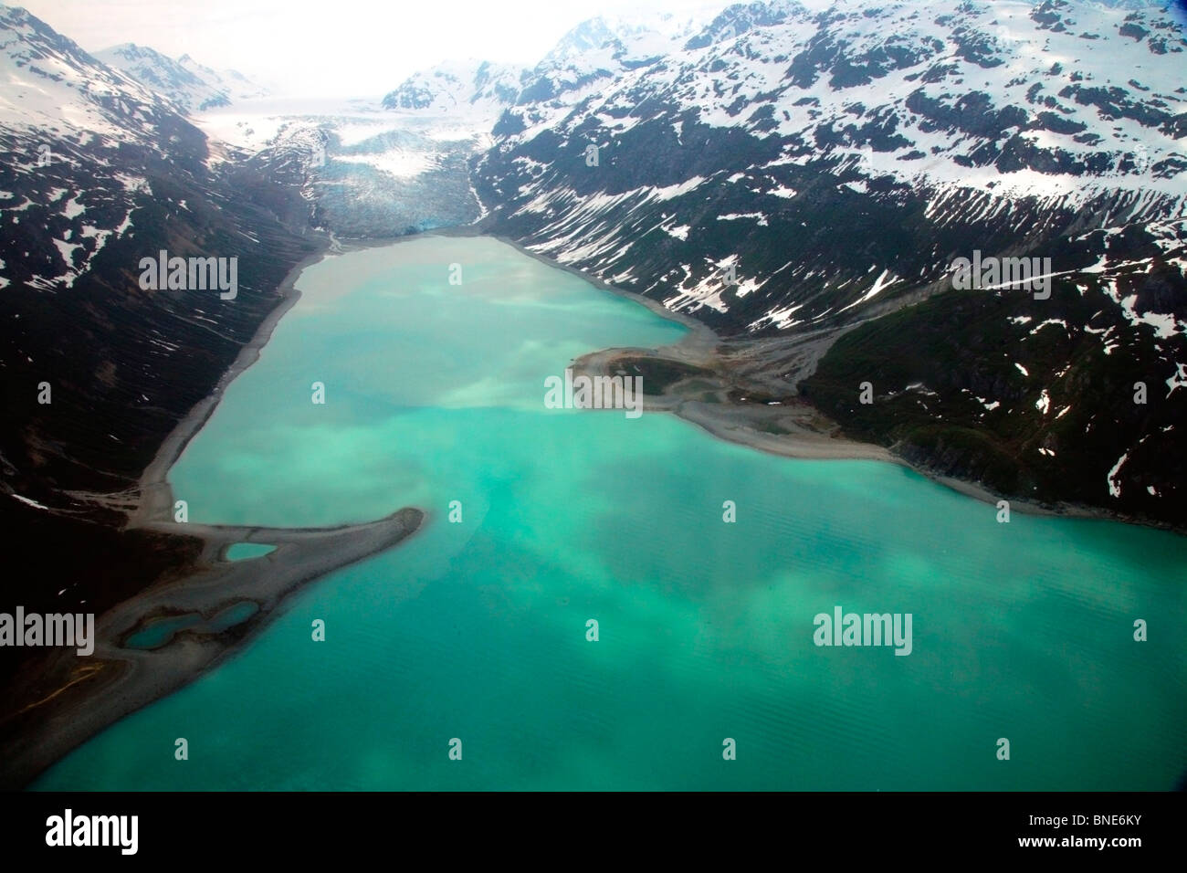 Aerial view of a lake, Glacier Bay National Park, Alaska, USA Stock ...