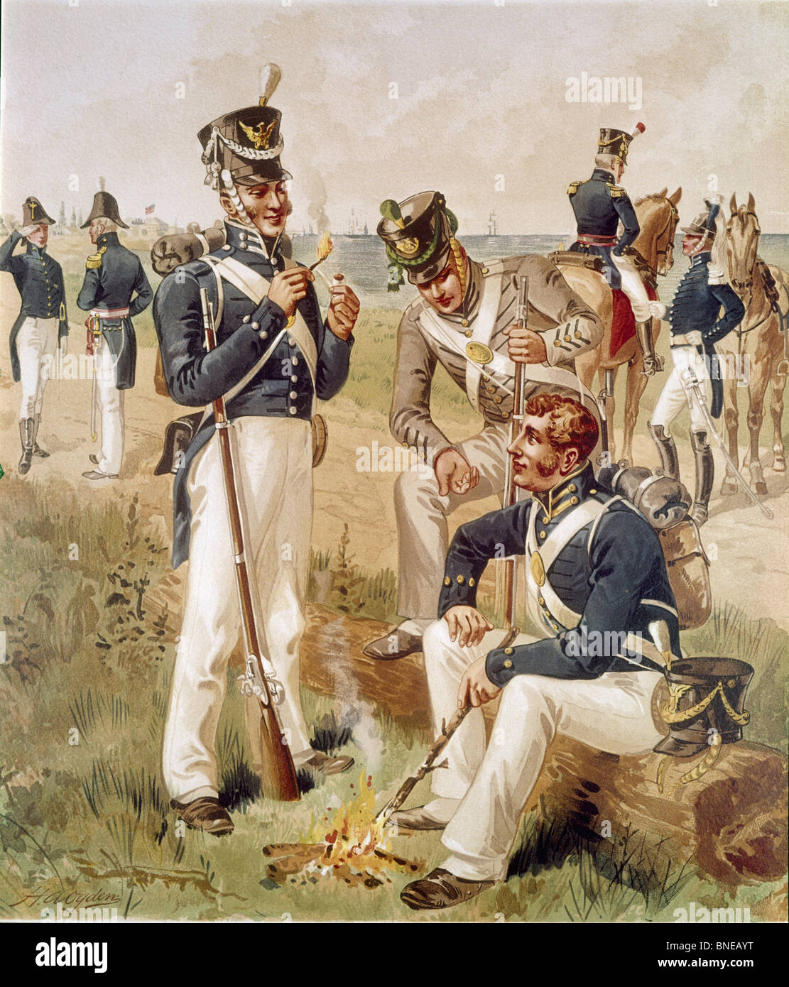 Военные 1800 годов. Униформа армии США 1812. Солдат США 1812. Форма США 1812. Форма американского солдата 1812 года.