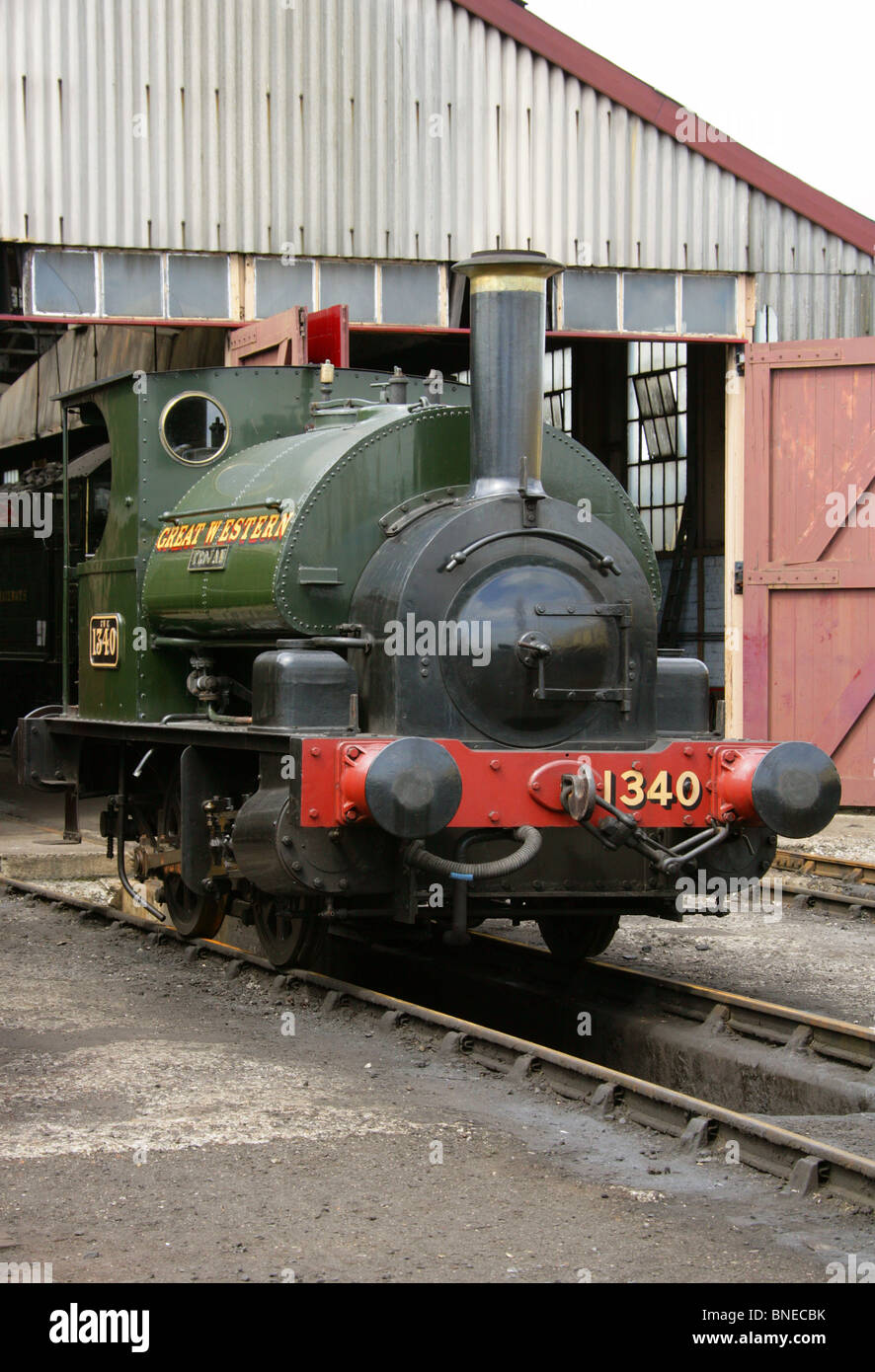 Great Western Railway GWR Trojan 1340 Locomotive, Didcot Railway