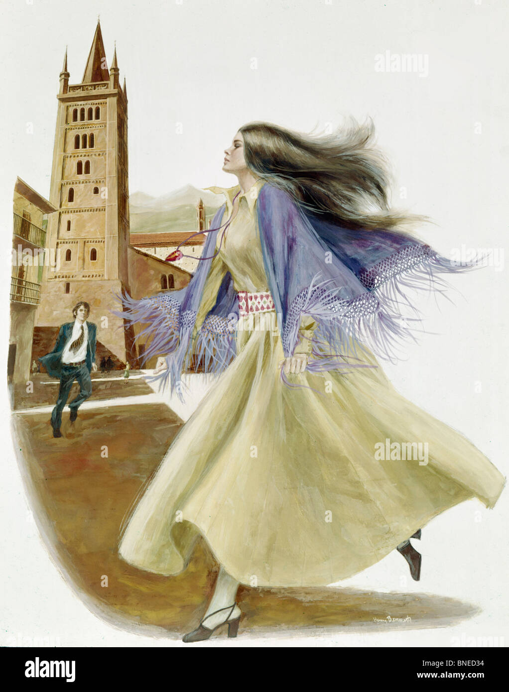 Woman running Stock Photo