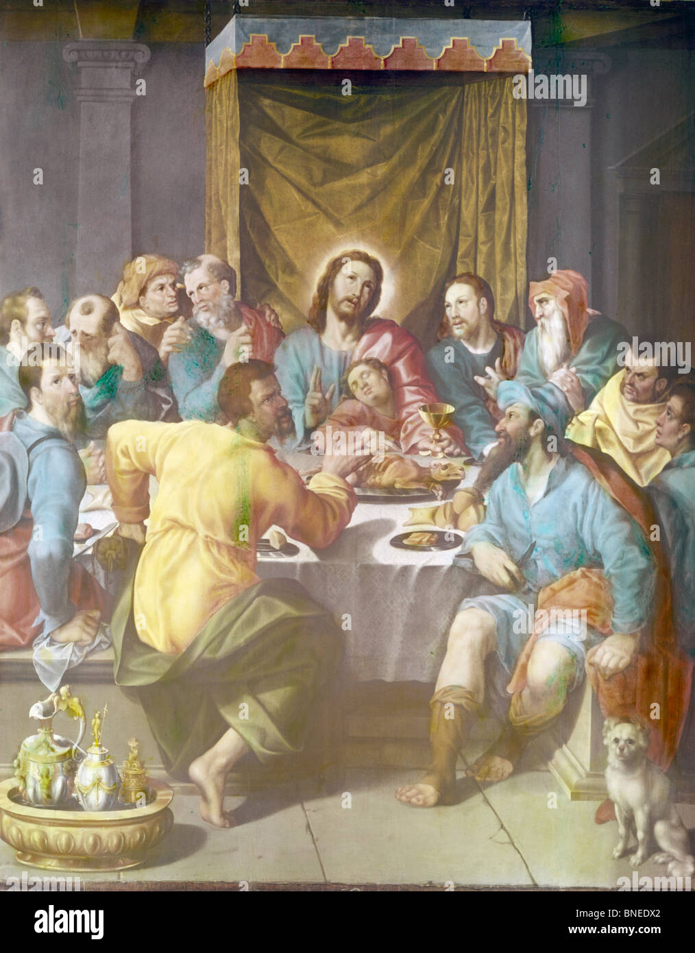 The Last Supper by Anton Laurids Johannes Dorph, (1831-1914) Stock Photo