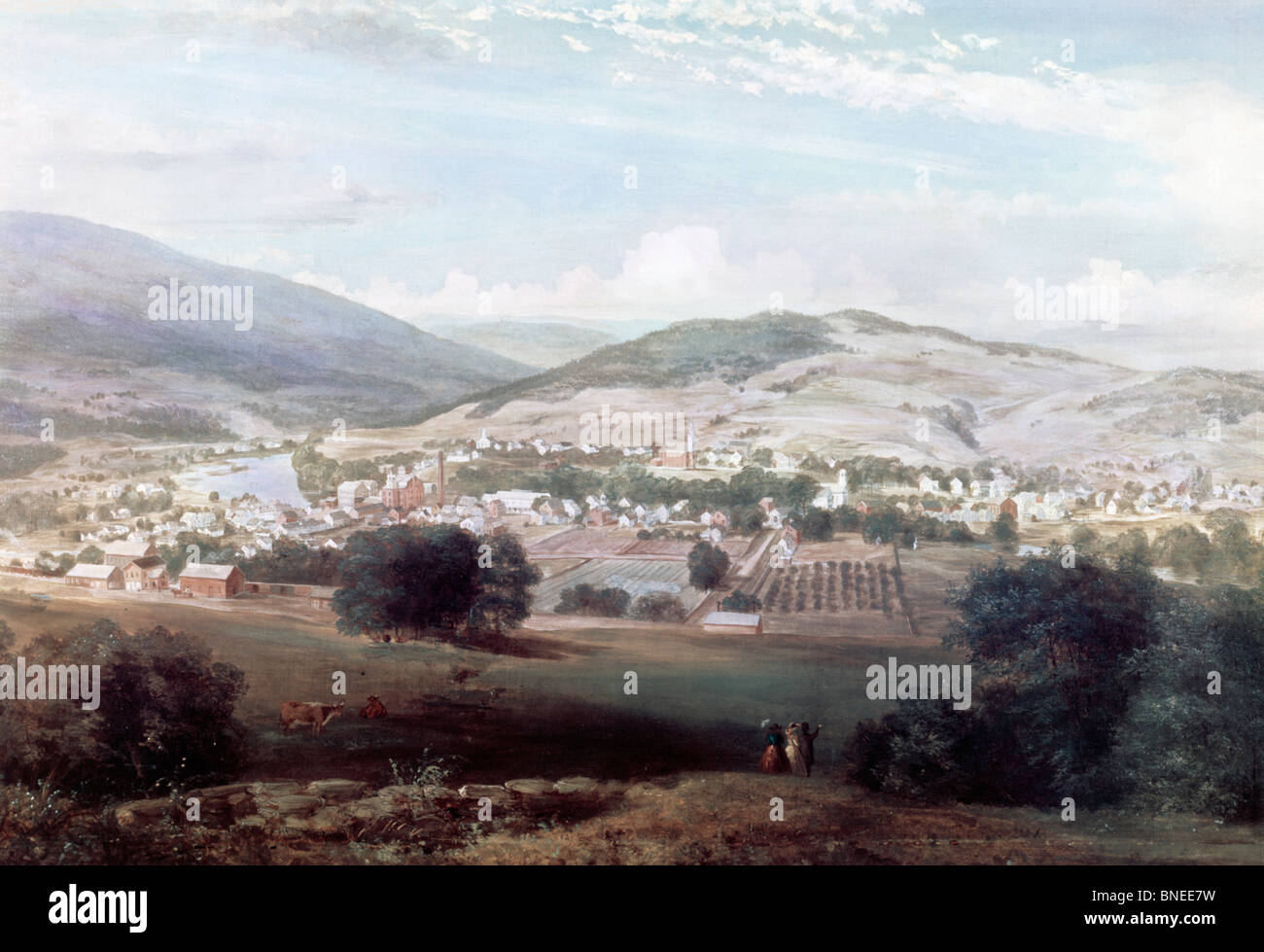 Littleton, New Hampshire, Circa 18501860 Stock Photo Alamy