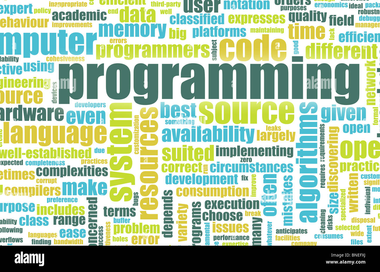 Computer Programming Code Concept as a Abstract Stock Photo