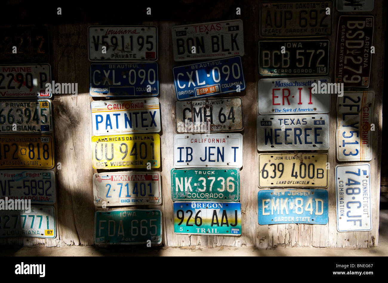 American license plates hires stock photography and images Alamy