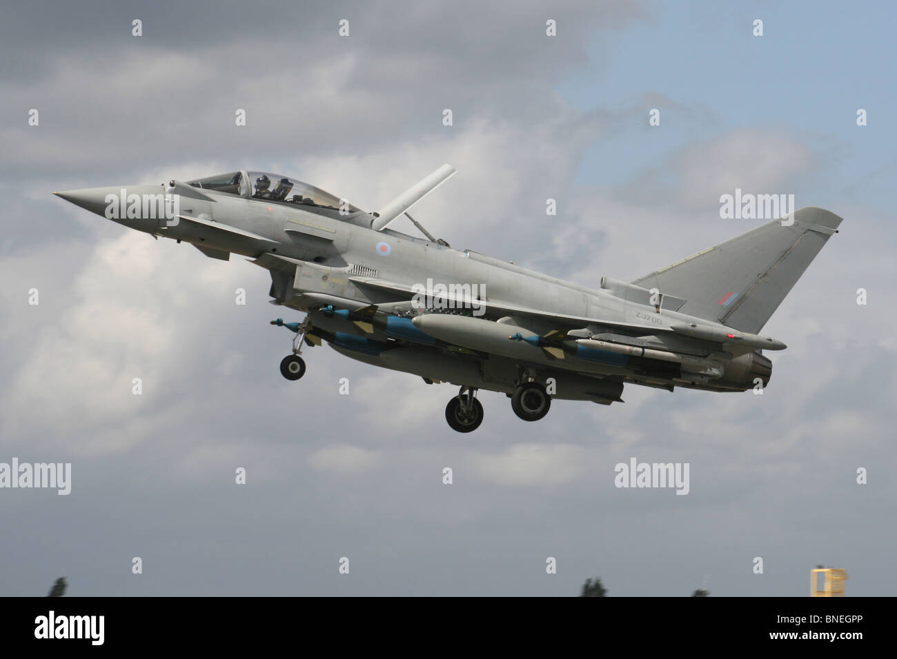 BAE SYSTEMS EURO FIGHTER TYPHOON Stock Photo