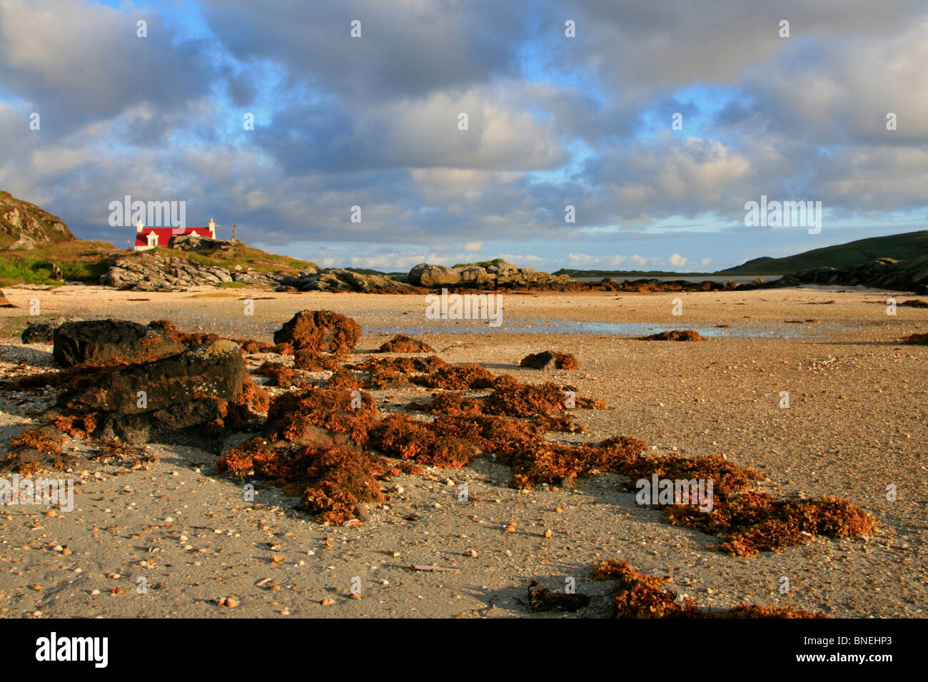 cockle strand isle barra beach scotland hebrides Stock Photo