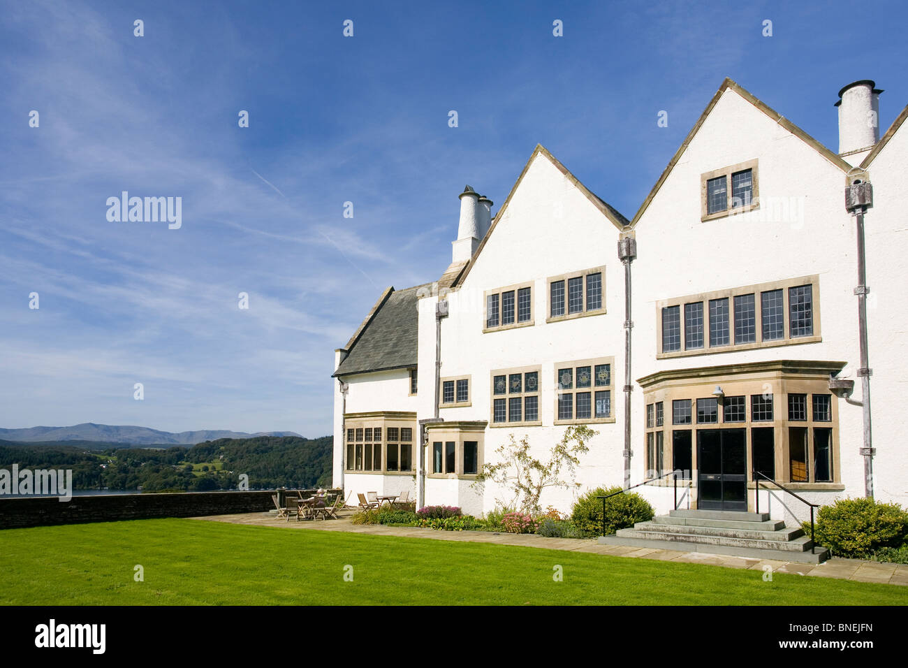 The south facade of Blackwell House designed by Mackay Hugh Baillie
