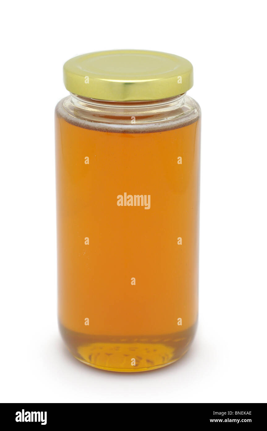 Jar of Honey Stock Photo