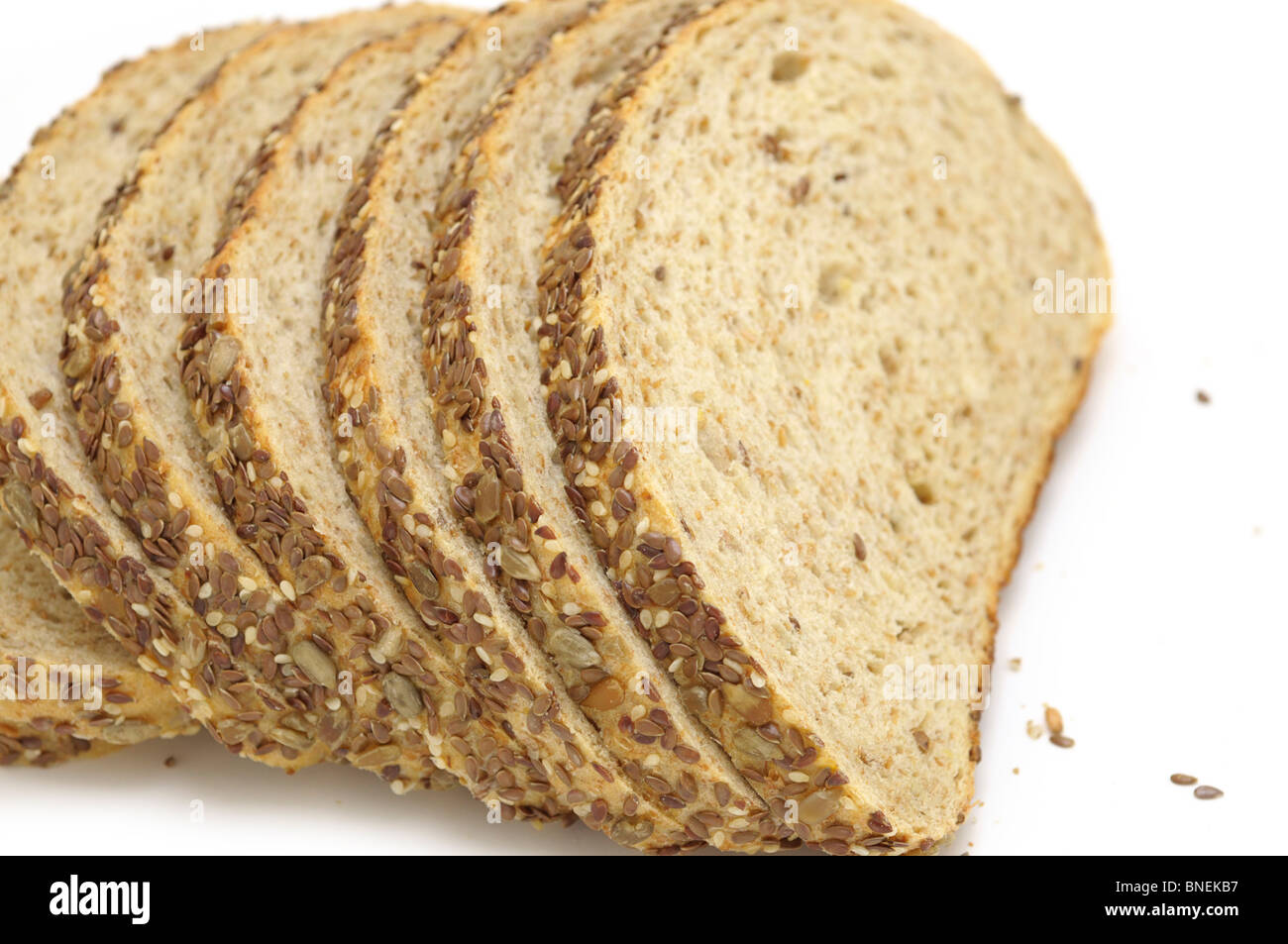Brown Bread - Whole Grain, Multi-grain Stock Photo