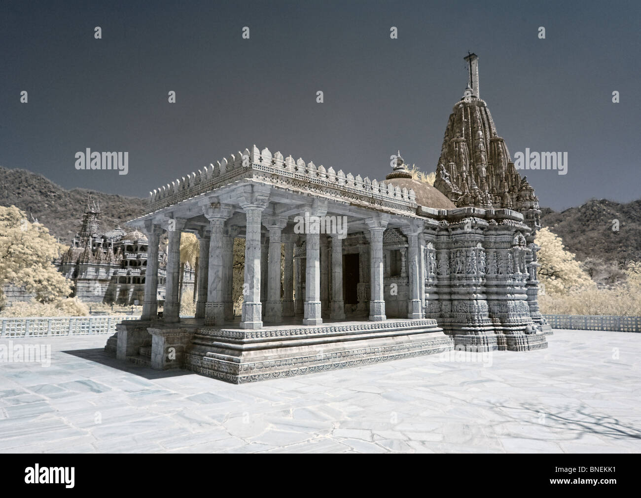 Adinatha Temple, Ranakpur Stock Photo