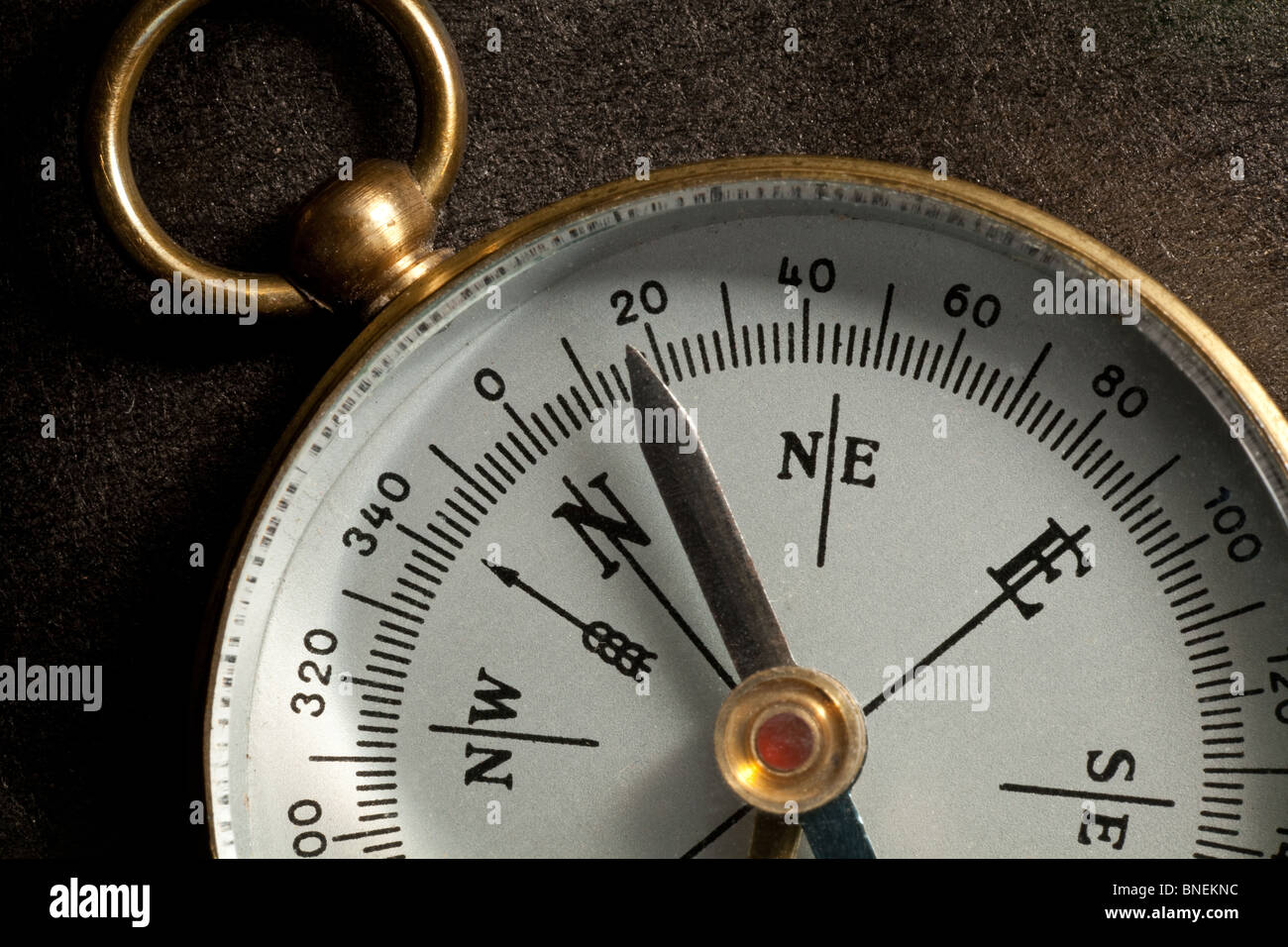 Antique compass close up shot Stock Photo Alamy