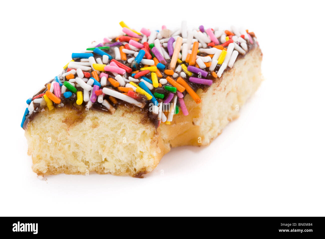 Donut with white background close up shot Stock Photo - Alamy