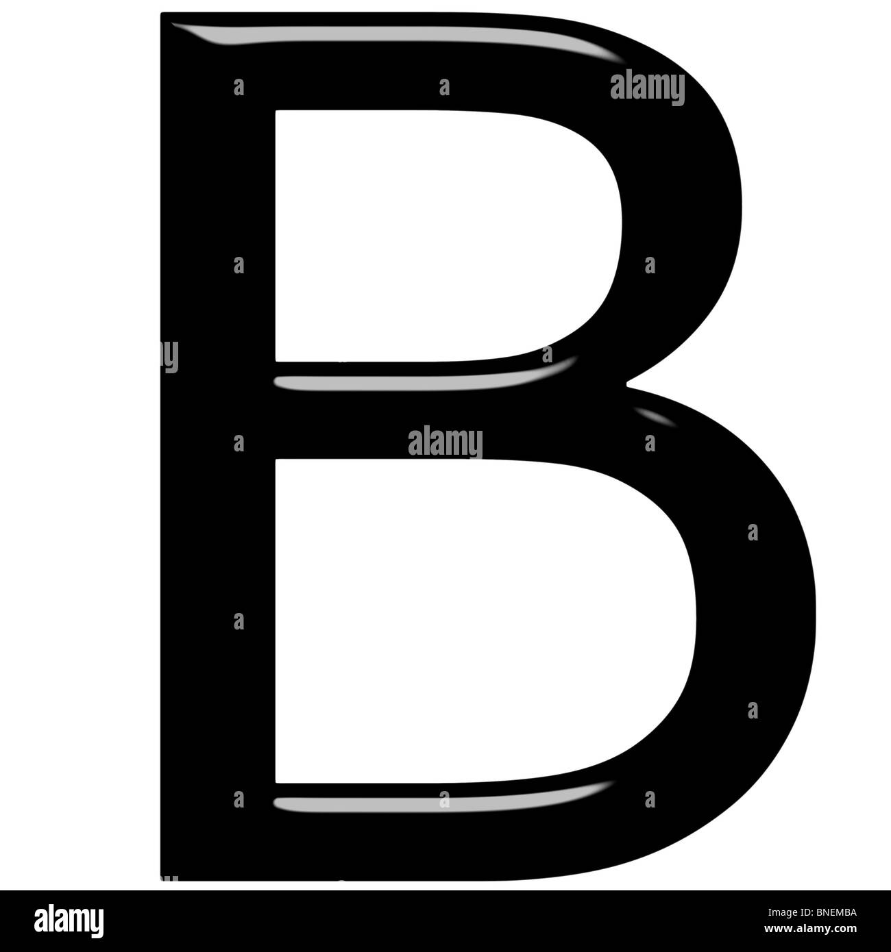 3d letter B Stock Photo Alamy
