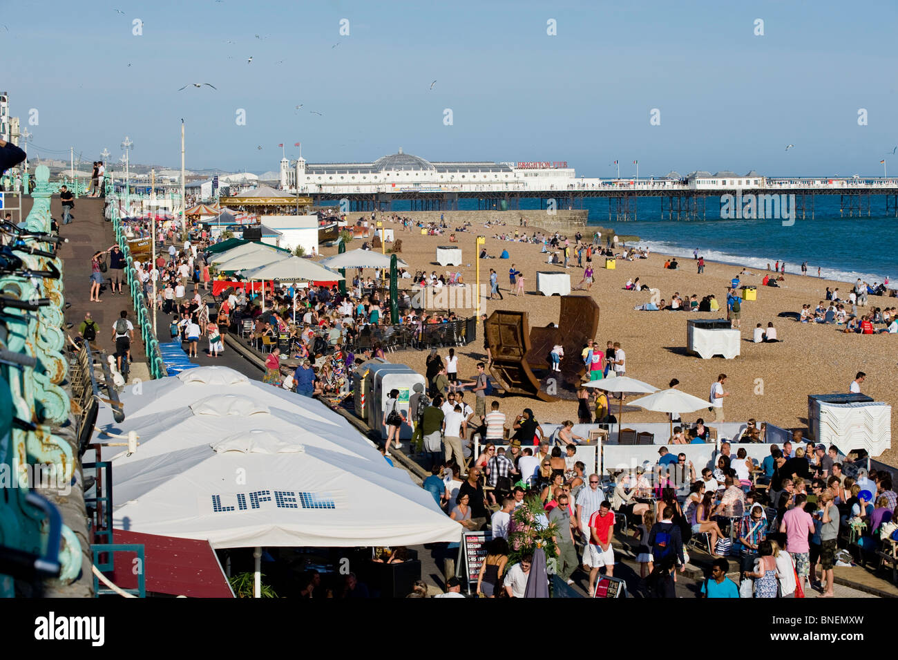 Brighton seafront bars hires stock photography and images Alamy