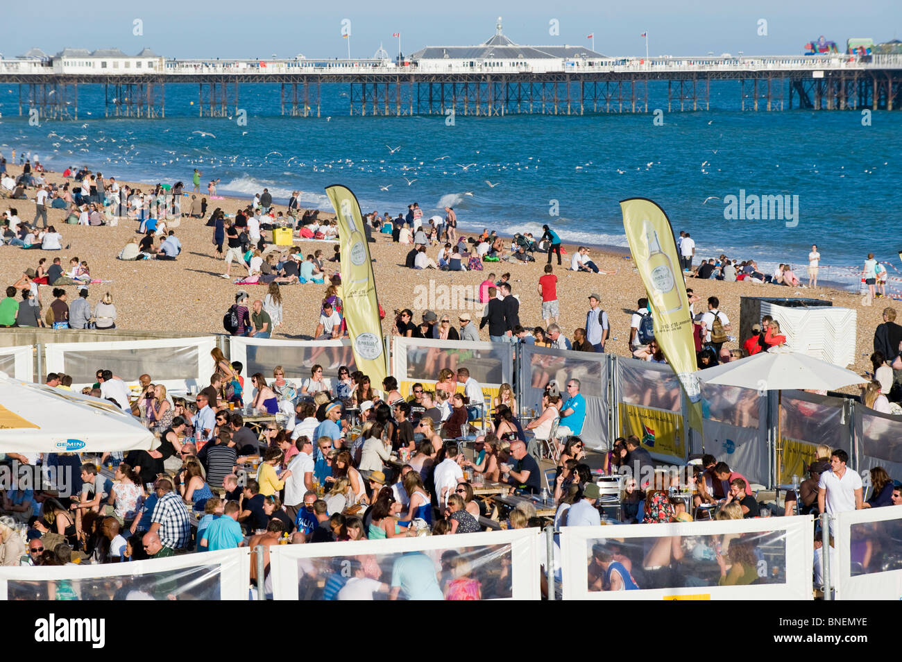 Brighton Seafront Bars High Resolution Stock Photography and Images Alamy