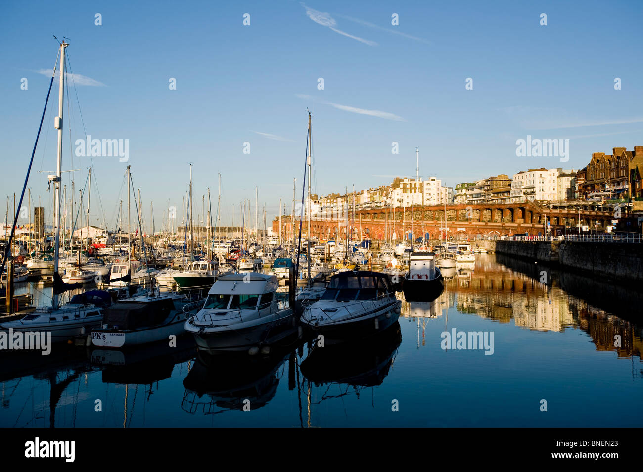 Harbour early morning, Ramsgate, Kent, United Kingdom Stock Photo