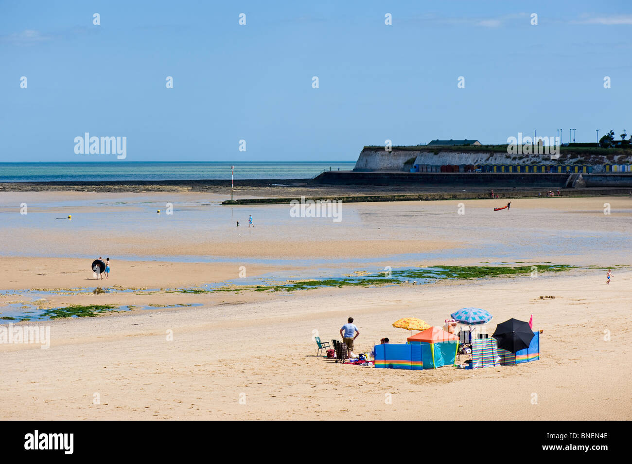 West Bay beach, Margate, Kent, United Kingdom Stock Photo