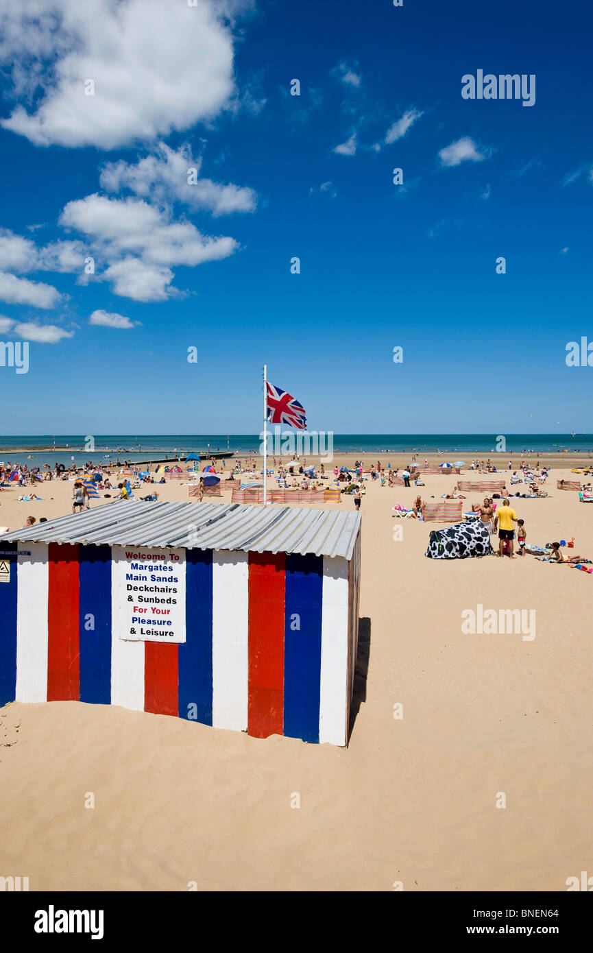 Main Sands beach, Margate, Kent, United Kingdom Stock Photo